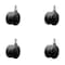 Service Caster 3'' Office Chair Casters Nylon Twin Wheel 1/2 Threaded Stem , 4PK SCC-UHTS02S75-NYS-121310-4 - alternate 1